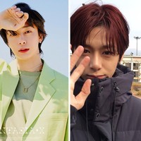 Hyungwon MONSTA X dinilai jauh lebih tampan saat dilihat secara langsung. Saking tampannya, netizen Korea menyebut dia tak punya wajah manusia melainkan wajah alien. Foto: dok. Starship Entertainment, dok. Twitter @luvmoneks