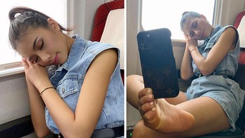 Vienna kerap memposting foto Instgaram vs Kenyataan di akun media sosialnya. Foto: Vienna Doll via Boredpanda