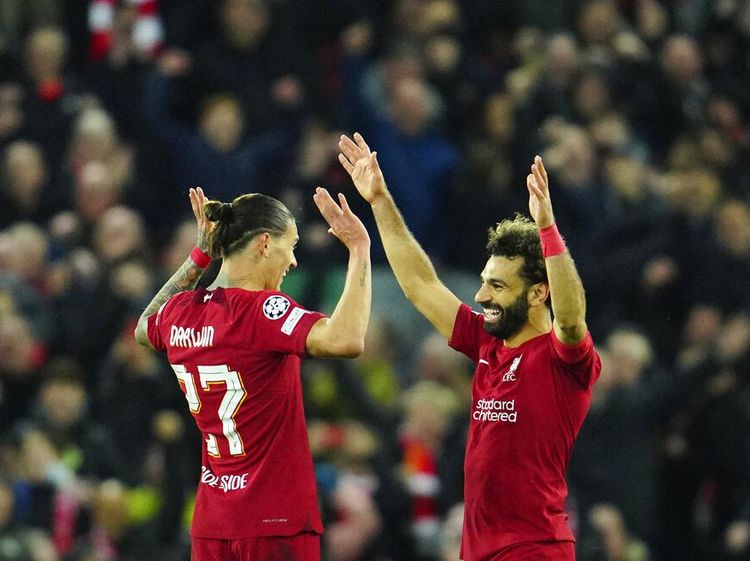 Gol Salah dan Nunez Bawa Liverpool Menang Atas Napoli