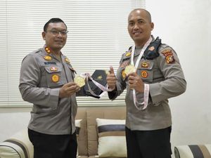 Iptu Rudi, Polisi Atlet asal Dumai Bawa Pulang 3 Medali Emas