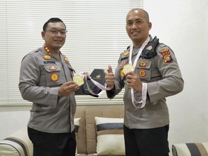 Iptu Rudi, Polisi Atlet asal Dumai Bawa Pulang 3 Medali Emas
