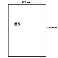 Ukuran Kertas B5 Dalam CM, MM, Inchi Dan Cara Membuatnya