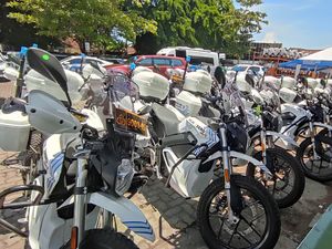 Potret Mobil-Motor Listrik Polisi untuk Kawal Delegasi G20 di Bali