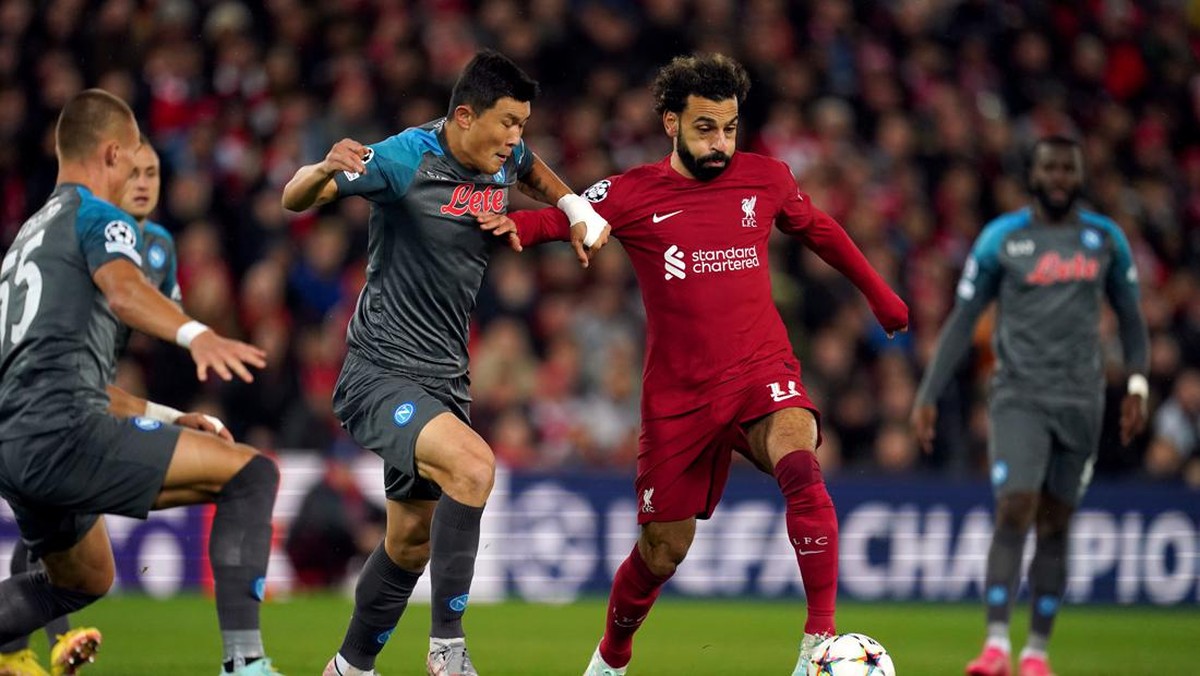 Liverpool vs Napoli 0-0 di babak pertama. (Foto: PA Images via Getty Images/Nick Potts - PA Images)