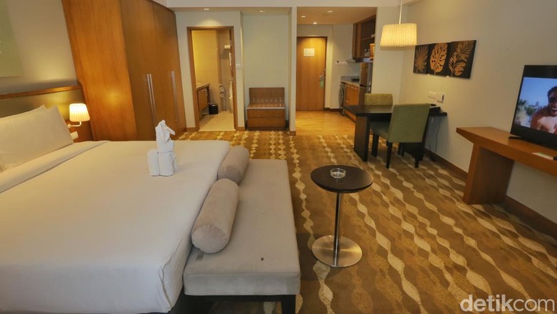 Long Stay Rooms - Holiday Inn & Suites Jakarta Gajah Mada Penampakan kamar untuk long stay di Holiday Inn & Suites Jakarta Gajah Mada, Glodok, Jakarta Barat.
