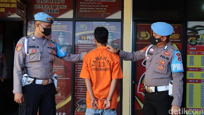 Pemuda di Pringsewu, Lampung ditangkap karena menghamili anak di bawah umur.