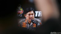Kabid Humas Polda Metro Jaya Kombes Endra Zulpan mengatakan memberikan keterangan terkait pengungkapan peredaran narkoba tersebut.
