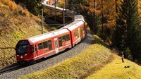 Direktur Kereta Api Rhaetian Renato Fasciati mengatakan upaya rekor itu dimaksudkan untuk menyoroti beberapa pencapaian teknik Swiss dan untuk merayakan 175 tahun kereta api Swiss. Yanik Buerkli/Keystone/AP Photo
