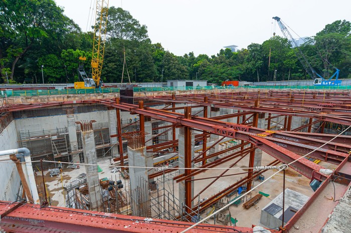 Progres MRT Jakarta Fase 2A Sudah 45% Progres MRT Jakarta Fase 2A Sudah 45%