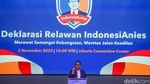 Senyum Anies Baswedan Hadiri Deklarasi Relawan IndonesiAnies