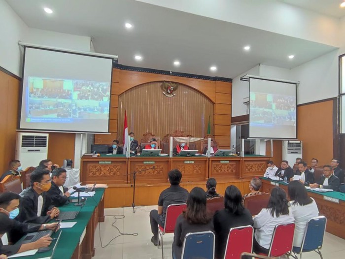 Sidang lanjutan kasus pembunuhan Brigadir Yosua dengan terdakwa Kuat Maruf dan Bripka Ricky (Wilda-detikcom)