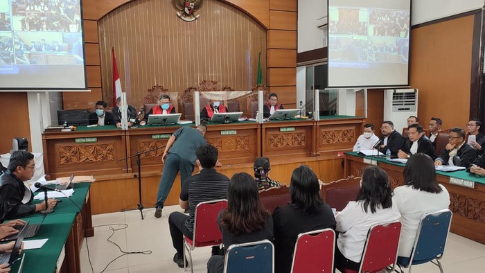 Sidang lanjutan kasus pembunuhan Brigadir Yosua dengan terdakwa Kuat Maruf dan Bripka Ricky (Wilda-detikcom)
