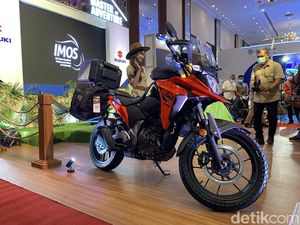 Anak Touring Merapat! Suzuki V-Strom 250 Meluncur di IMOS 2022