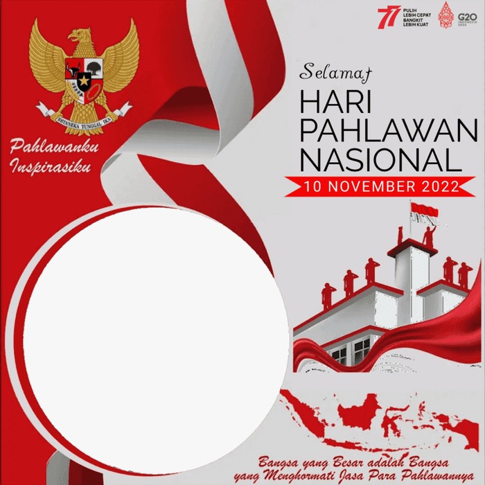 25 Link Twibbon Hari Pahlawan 2022 dan Cara Pakainya