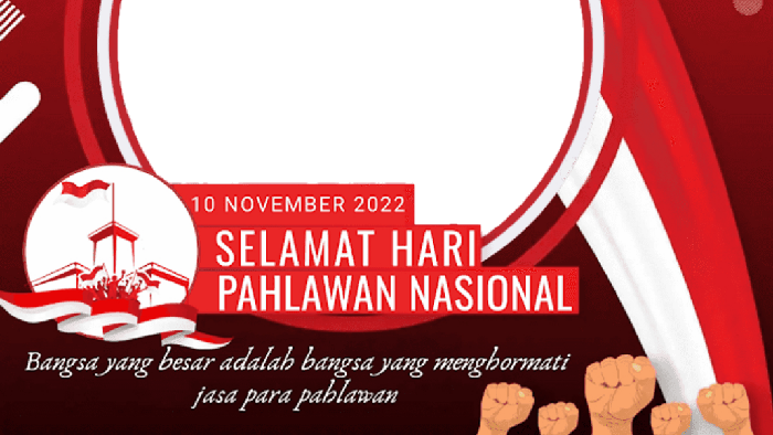 Hari Pahlawan diperingati bangsa Indonesia setiap 10 November. Untuk memeriahkannya, Anda bisa memasang twibbon.