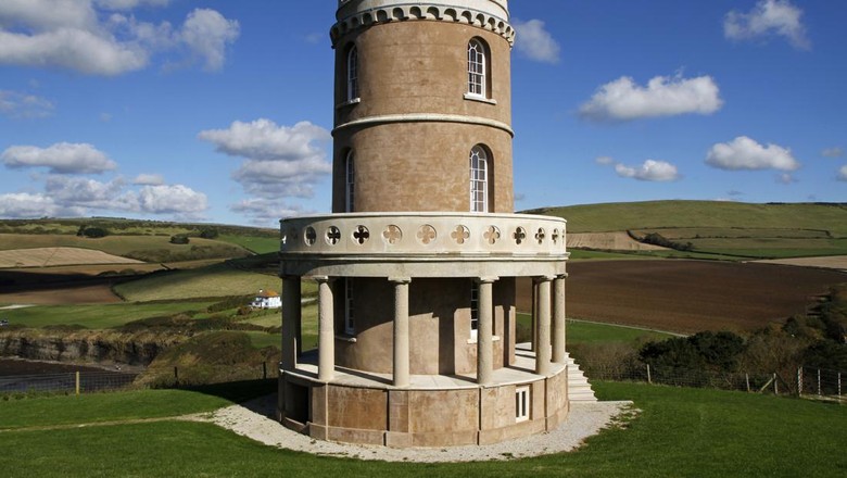 Clavell Tower which is a folly above Hen Cliff at Kimmeridge Bay. (Photo by: Loop Images/Universal Images Group via Getty Images)