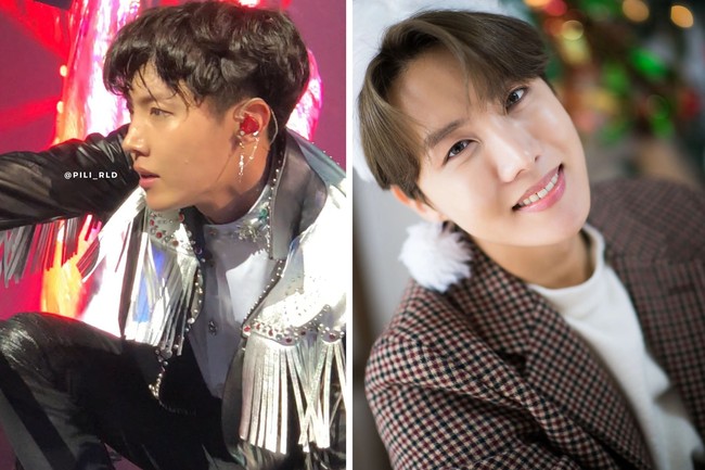 J-Hope tak memegang posisi sebagai visual grup BTS. Namun netizen Korea memilih J-Hope sebagai idol KPop yang terlihat lebih tampan dalam kehidupan nyata. “Menurutku J-Hope… Aku tak percaya itu dia sampai aku melihatnya di kehidupan nyata.” Foto: dok. Twitter @PILI_RLD
