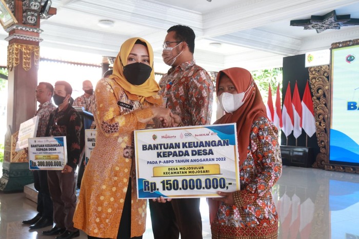 Desa di Mojokerto Dapat Bantuan Keuangan