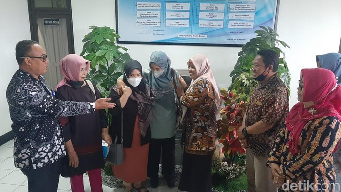 Disdik Sleman mediasi orang tua siswa dan SDN Purwomartani atas kasus dugaan intimidasi, Kamis (3/11/2022).