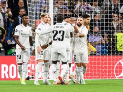 Hasil ini memastikan Madrid lolos ke babak 16 besar Liga Champions dengan status juara Grup F. El Real melaju bersama RB Leipzig yang mengunci posisi dua usai menang telak 4-0 atas Shakhtar Donetsk. Alvaro Medranda/Eurasia Sport Images/Getty Images