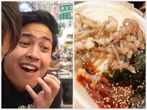 Cicip Gurita Hidup dan Kepiting Mentah di Korea, Ini Reaksi Jerome Polin