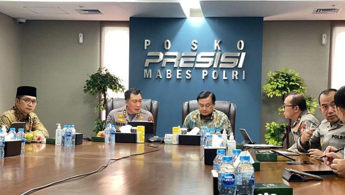 Kompolnas melakukan audiensi dengan Kaposko Presisi Irjen Slamet Uliandi terkait program Quick Wins Presisi.