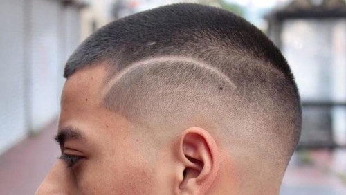 Contoh model rambut cepak.