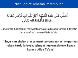 Niat Sholat Jenazah Perempuan Lengkap dengan Tata Caranya