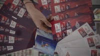 Ada beberapa jenis prangko yang diterbitkan.