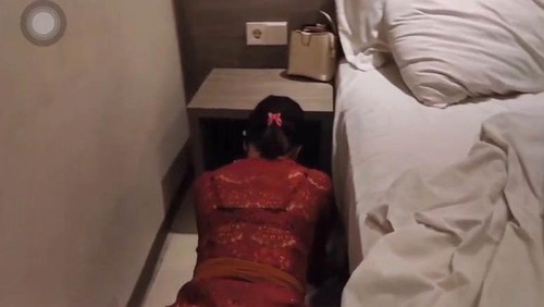 Salah satu adegan dalam video seks kebaya merah yang bikin heboh.