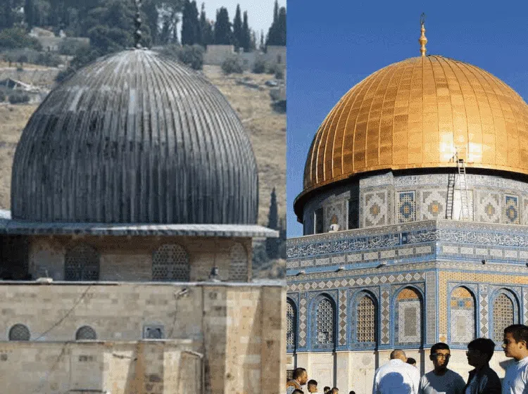 Sering Tertukar, Ini Beda Warna Kubah Masjid Al-Aqsa dan Dome of the Rock