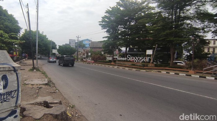 Taman Singosari calon lokasi Simpang Lima kedua, Kamis (3/11/2022).