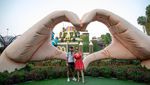 Wih..Ada Pesawat di Taman Bunga Dubai, Lihat Nih