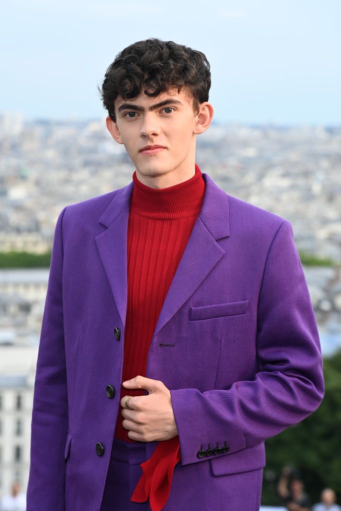 PARIS, FRANCE - JUNE 23: (EDITORIAL USE ONLY - For Non-Editorial use please seek approval from Fashion House) Joe Locke attends the AMI - Alexandre Mattiussi Menswear Spring Summer 2023 show as part of Paris Fashion Week  on June 23, 2022 in Paris, France. (Photo by Pascal Le Segretain/Getty Images)