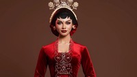 Balutan kebaya jawa klasik membuat Jihane Almira tampil mempesona. (Foto: Instagram)