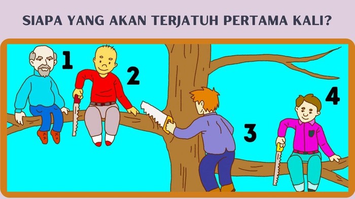 Tes Kepribadian, Mana yang Kira-kira Jatuh Pertama Kali? Cek Jawabannya