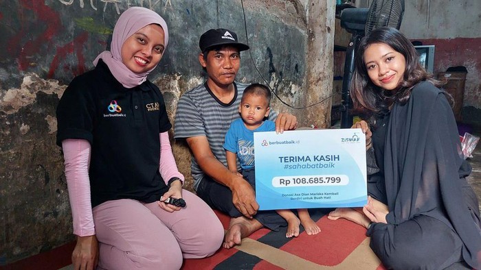 berbuatbaik.id Takziah dan Rampungkan Donasi untuk Dian Mariska