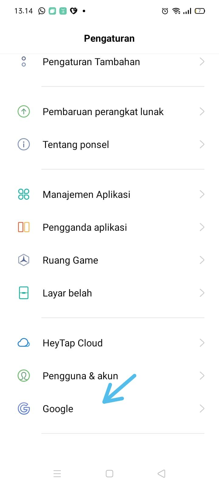 cara mengecek alamat email sendiri.