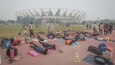 Derita Atlet India di Tengah Udara New Delhi yang Berbahaya