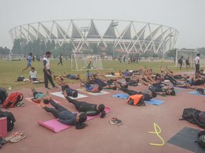 Derita Atlet India di Tengah Udara New Delhi yang Berbahaya