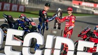 Mengekor Francesco Bagnaia dengan jarak 23 poin membuat Fabio Quartararo, sang juara bertahan, dalam posisi kurang diunggulkan untuk mempertahankan gelar juara dunia MotoGP. Foto: Getty Images/Steve Wobser