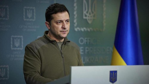 Presiden Ukraina Volodymyr Zelensky