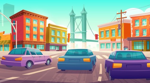 Contoh gambar perspektif