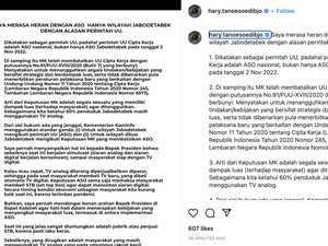TV Analog Dimatikan, Hary Tanoe Sebut MNC Group Terpaksa
