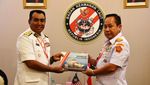 Momen Hangat Kepala Bakamla Terima Delegasi Malaysia-Singapura