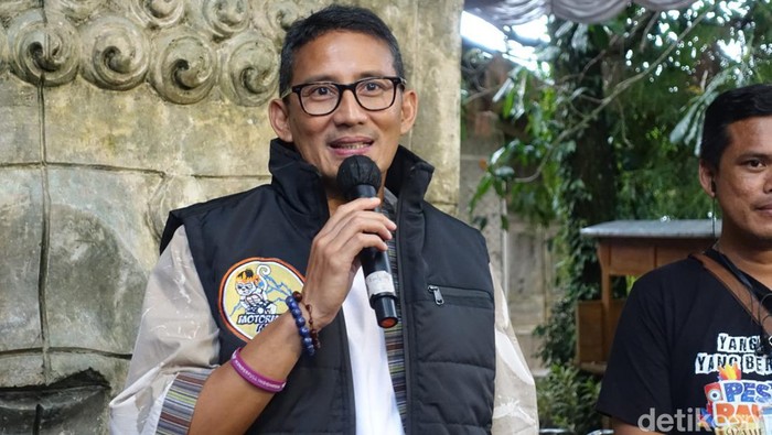 Manparekraf Sandiaga Uno di Sleman, Jumat (4/11/2022).