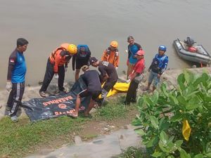 2 Siswa SMP Tenggelam di Sungai Brantas Saat Bolos Sekolah Ditemukan Tewas