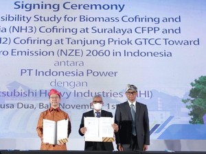 PLN Gandeng Mitsubishi Uji Coba Amonia-Hidrogen di Pembangkit Listrik