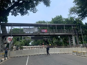 Aksi 411 di Patung Kuda Mulai, Jalan Menuju Istana Negara Ditutup