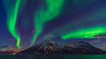 Terbius Pesona Aurora Borealis di Langit Norwegia